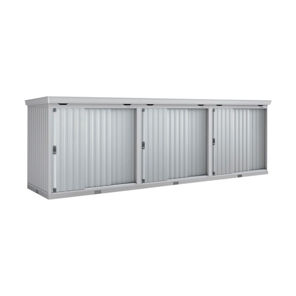 ※法人専用品※イナバ 屋根裏部屋 引き戸印字機年代順の連続型 FL-2215SL-2 (耐AE) なおなお書き プラチナしろがね色 GJBF43 1台
