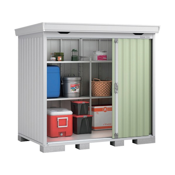 ※法人専用品※イナバ 物置 フォルタ FS-2214S (耐A) EB エボニーブラウン GJAF34 1台｜DIY FACTORY ONLINE SHOP