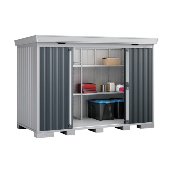 ※法人専用品※イナバ 屋根裏部屋 フォルタ FS-3014S (標耐) 多雪型 EB エボニーブラウン GJA83D 1台 エクステリア・ガーデンファニチャー-物置き