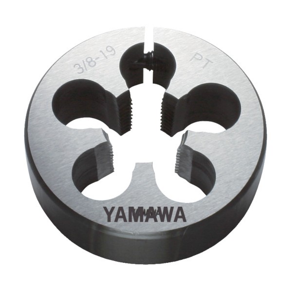 ヤマワ 管用テーパねじ用ソリッドダイス D PT 1/8-28 38径 DPT-1/8 1点｜DIY FACTORY ONLINE SHOP
