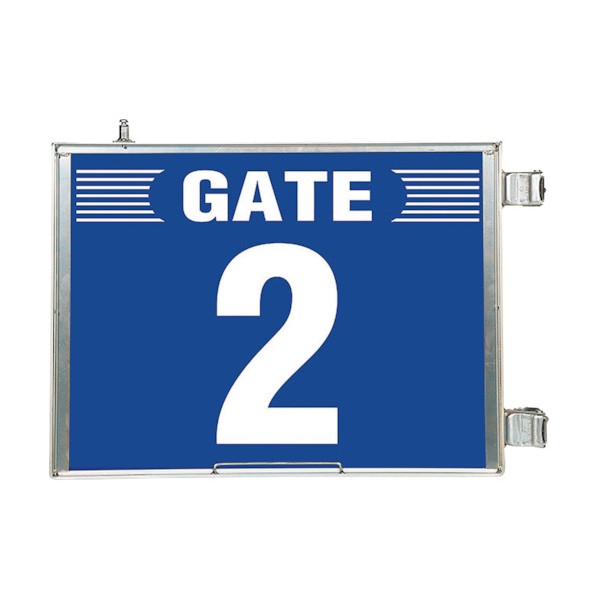 ユニット突出し式ゲート標識 GATE2セット305-82｜DIY FACTORY ONLINE SHOP