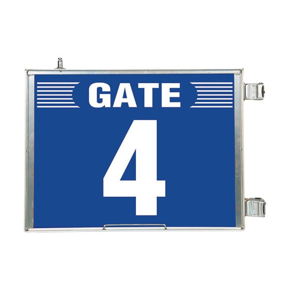 ユニット突出し式ゲート標識 GATE4セット305-84