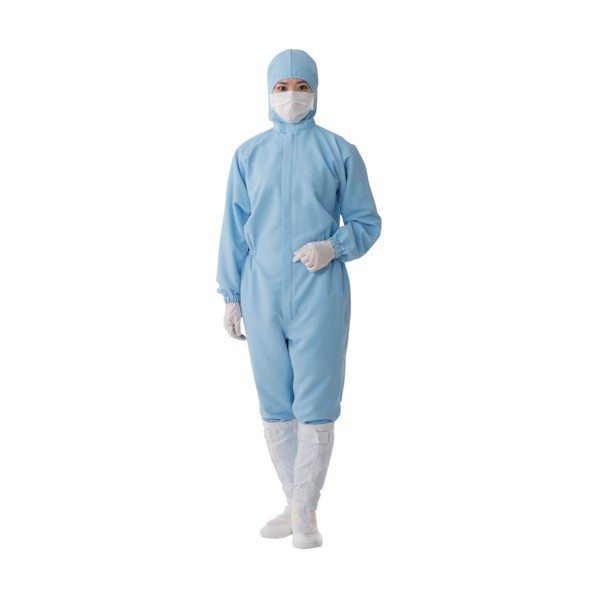 東洋リントフリー 防塵ツナギ服 FT192C-01 M 白 61-0090-74 1枚｜DIY FACTORY ONLINE SHOP