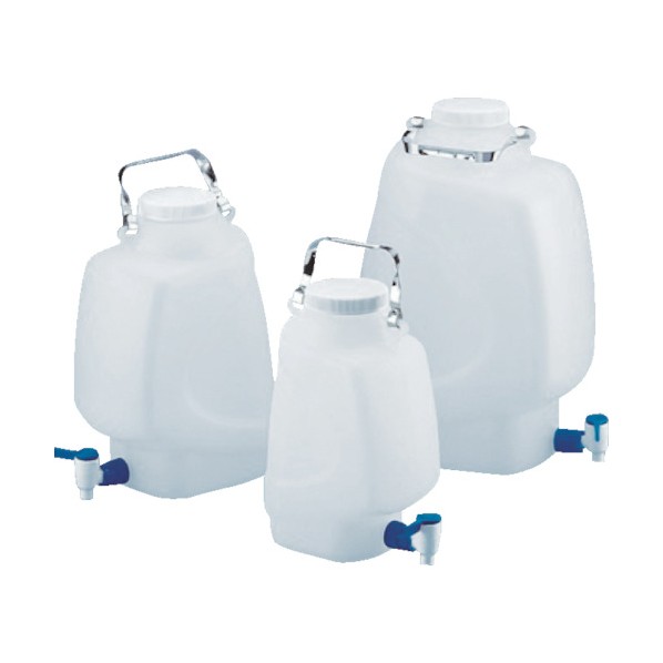 TARSONS 水道の栓付タテ型貯蔵タンク(PP製) 10L 683250 1本