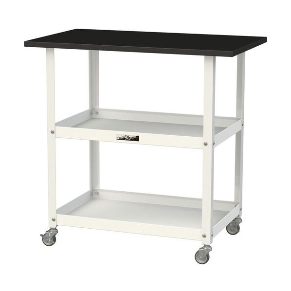 ※法人専用品※山金工業 天板付きラボワゴン 移動式 LKTC-7545BKW 1台｜DIY FACTORY ONLINE SHOP