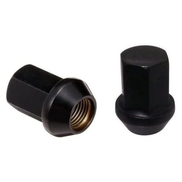 TIPTOP(チップトップ) 袋ナットブラック 17H(ツバ付) M12×1.25×長さ31mm N-24 100点