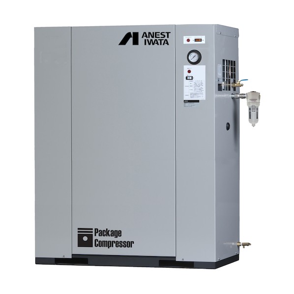 アネスト岩田 レシプロコンプレッサー（燃料補給式） パッケージコンプレッサ D付 2．2KW 50サイクル CLP22EF-14DM5