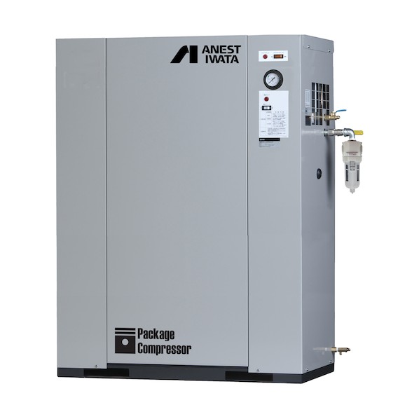 アネスト岩田 レシプロコンプレッサー（燃料補給式） パッケージコンプレッサ D付 3．7KW 50サイクル CLP37EF-14DM5