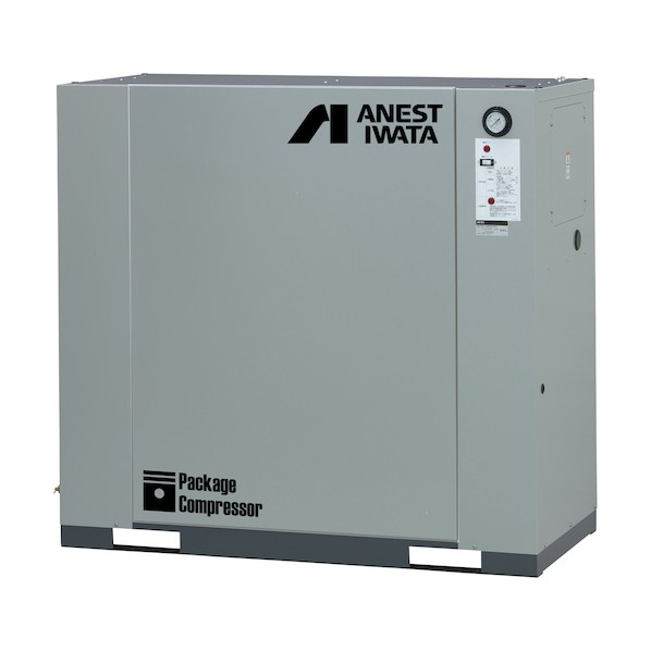 アネスト岩田 レシプロコンプレッサー（燃料補給式） パッケージコンプレッサ 5．5KW 60サイクル CLP55EF-14M6