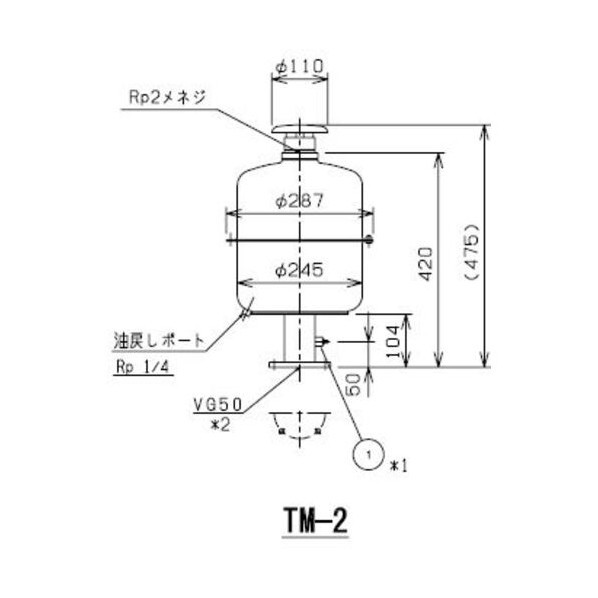 オイルミストトラップエレメント TM-2用 TM-2E