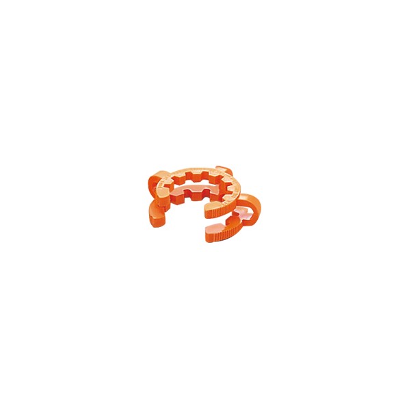 アズワン ケッククリップ・テーパージョイント用 適合スリ部上径:34mm オレンジ 6-510-07 10個