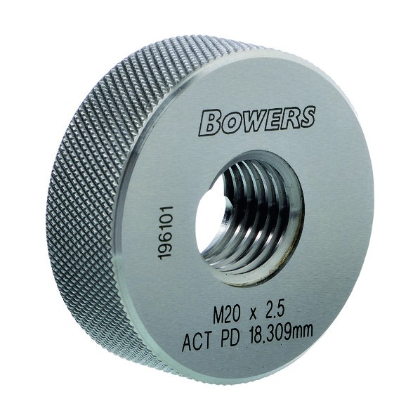バウアーズねじ大きさ価値付けるゲージ用 築き上げる輪っか M5X0．8用 THRR-M5X0.8 1点
