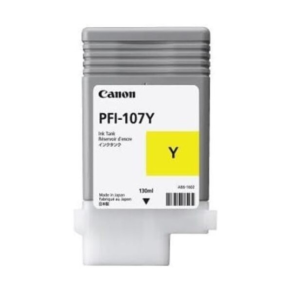 キヤノンマーケティングジャパン インキ貯蔵タンク 黄色 PFI-107Y 1点