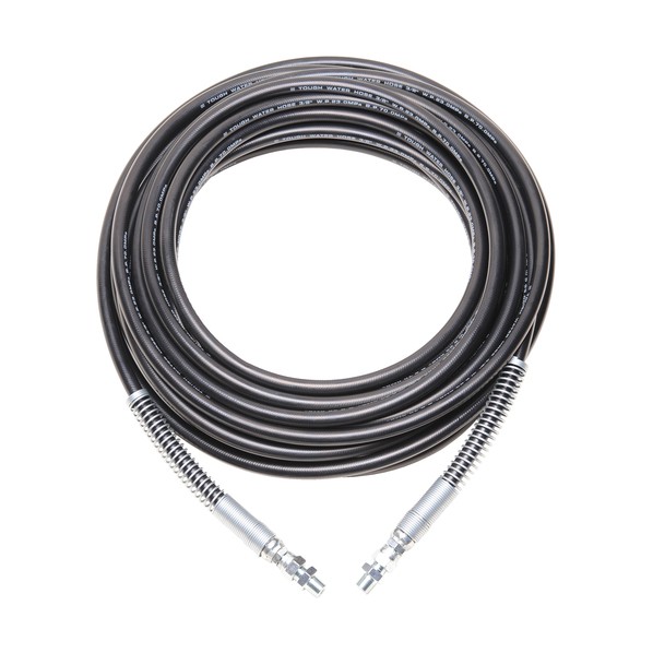 中部高圧ホース タフホース 3/8(3分)1004金具+1013アダプター+スプリング付き 3/8(3分)サイズホース 40M T3-413-40M-SP 1点