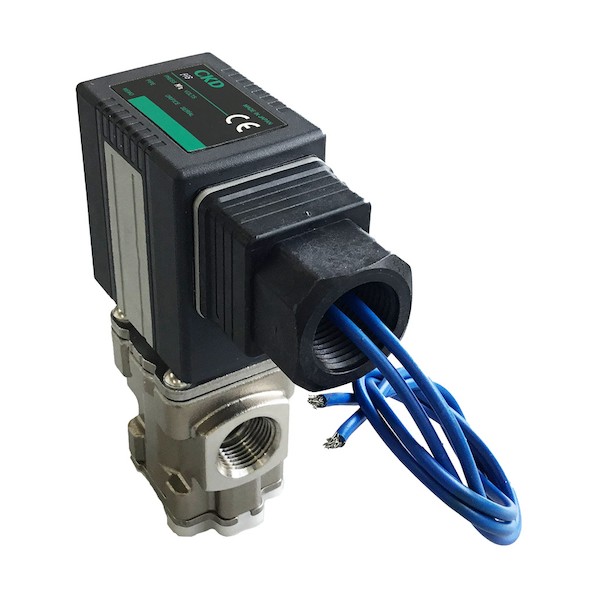 CKD 直動式2ポート電磁弁（マルチフィット［［R上］］） FFB-5208A7U3F5 1点