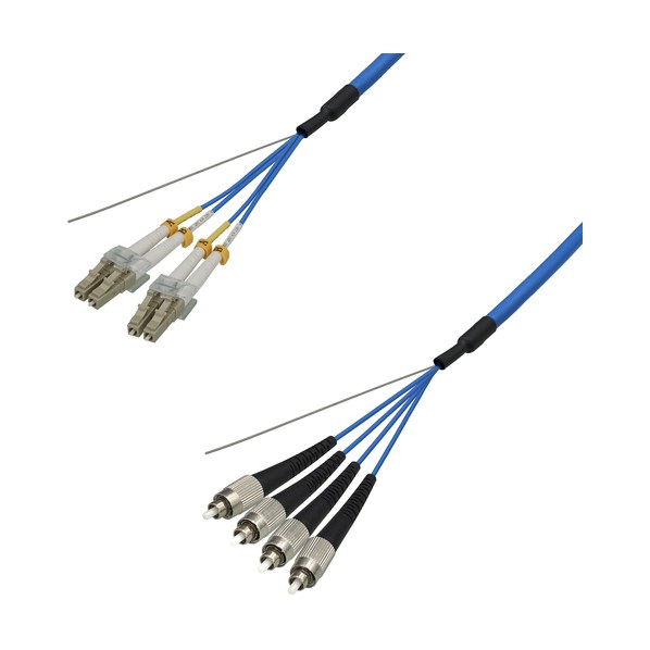 マルチ流行り物グラスファイバー有線テレビ（LC-FC）4芯＜屋内用（強化）＞6m DFC-MMDLCFC-RMT41(6M) 1本