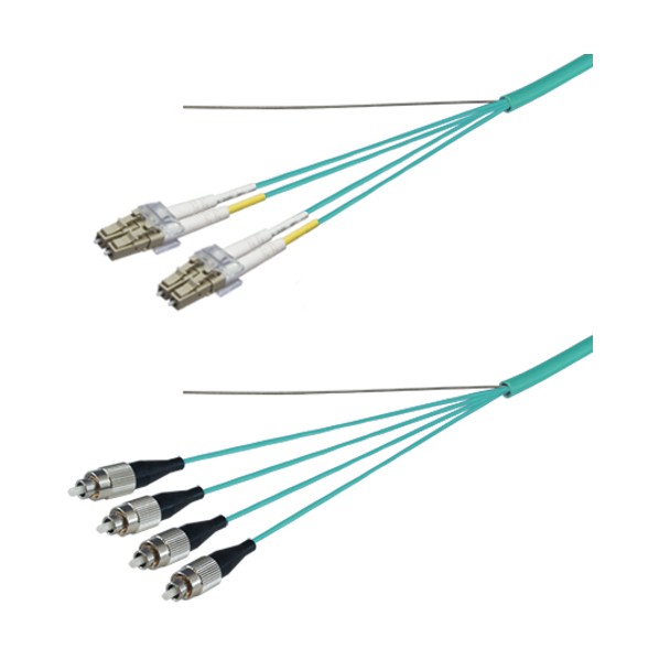 OM3マルチ流行り物グラスファイバー有線テレビ（LC-FC）4芯＜屋内用（強化）＞10m DFC-MM(OM3)DLCFC-RMT41(10M) 1本