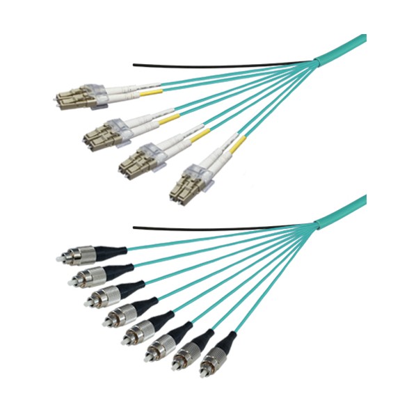 OM3マルチ流行り物グラスファイバー有線テレビ（LC-FC）8芯＜屋内用（強化）＞3m DFC-MM(OM3)DLCFC-RMT81(3M) 1本
