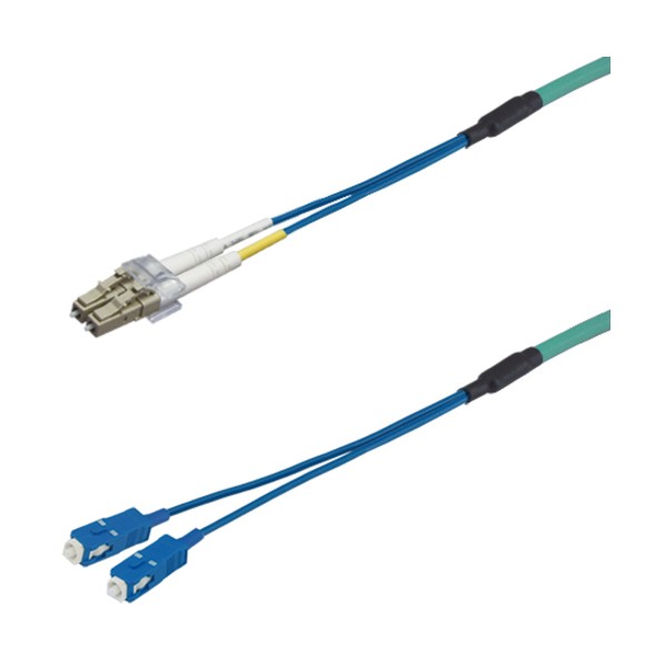 OM3マルチ流行り物グラスファイバー有線テレビ（LC-SC）2芯＜屋内用＞9m DFC-MM(OM3)DLCSC-RM21(9M) 1本