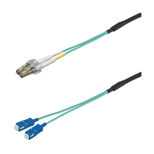OM3マルチ流行り物グラスファイバー有線テレビ（LC-SC）2芯＜屋内 モビール用＞6m DFC-MM(OM3)DLCSC-RMV21(6M) 1本