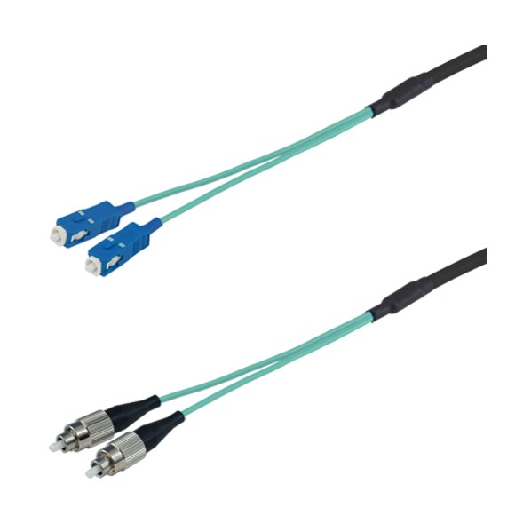OM3マルチ流行り物グラスファイバー有線テレビ（SC-FC）2芯＜屋内 モビール用＞4m DFC-MM(OM3)SCFC-RMV21(4M) 1本
