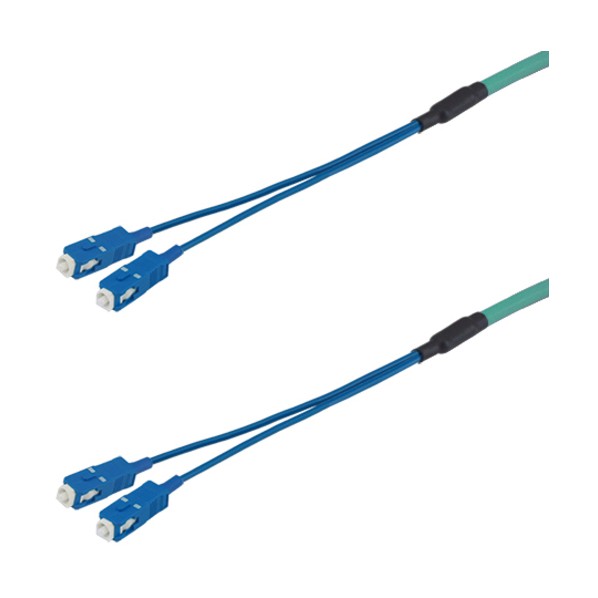 OM3マルチ流行り物グラスファイバー有線テレビ（SC-SC）2芯＜屋内用＞5m DFC-MM(OM3)SCSC-RM21(5M) 1本