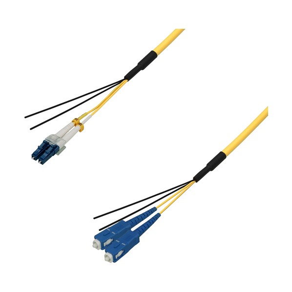 シングル流行り物グラスファイバー有線テレビ（LC-SC）2芯＜屋内用（強化）＞2m DFC-SMDLCSC-RMT21(2M) 1本