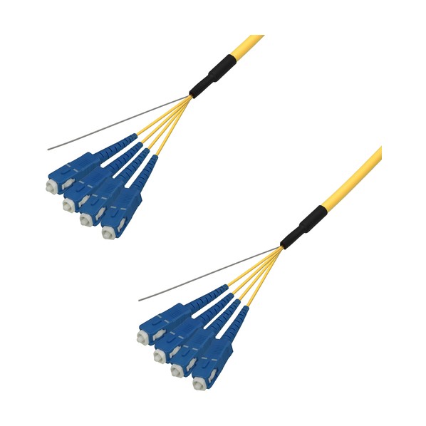 シングル流行り物グラスファイバー有線テレビ（SC-SC）4芯＜屋内用（強化）＞2m DFC-SMSCSC-RMT41(2M) 1本