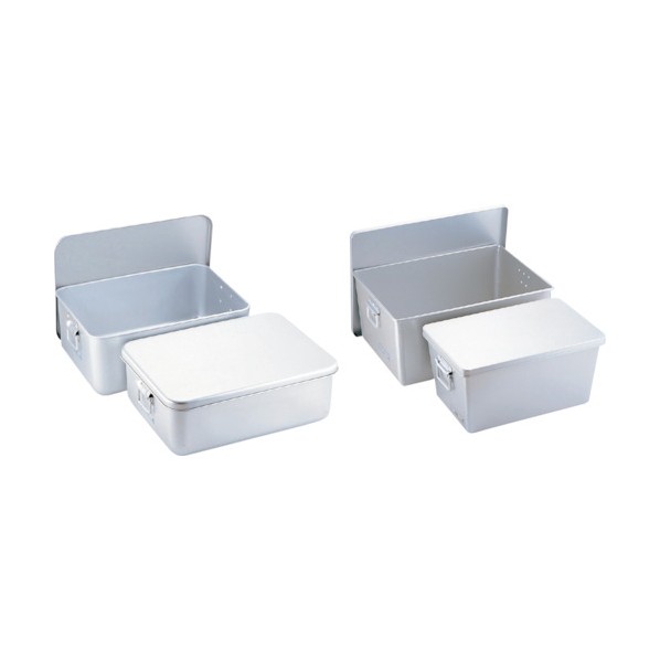※法人専用品※ 259 アルマイト パン箱深型(蓋付) 26508001 1個|DIY FACTORY ONLINE SHOP
