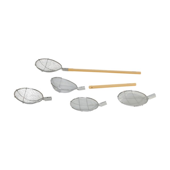 抗菌角柄･スクイ網丸型平織10mm目φ240mm 13659007 1個｜DIY FACTORY ONLINE SHOP