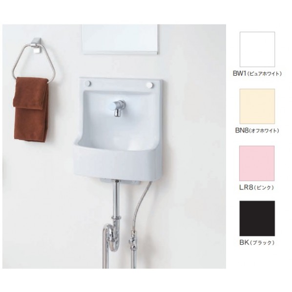 埋込手洗器 壁排水 壁給水 ピュアホワイト LS207A1C-PF/BW1 1台｜DIY FACTORY ONLINE SHOP