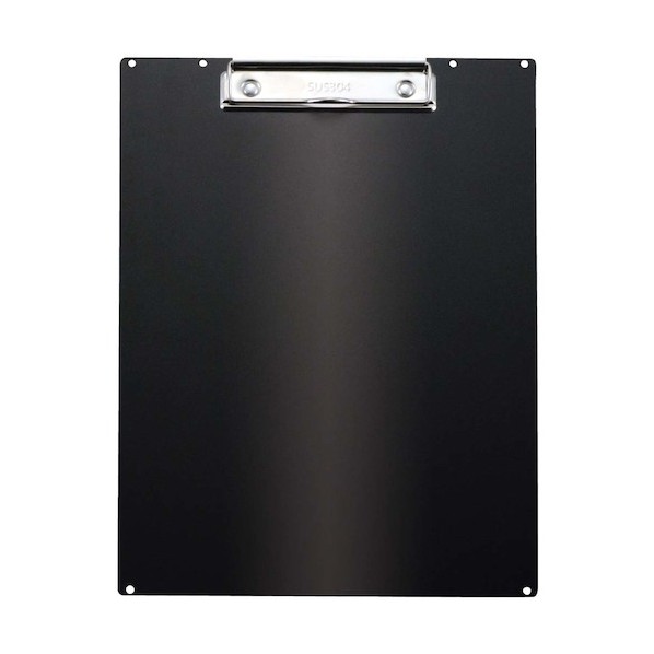 ステア アルミクリップボード A4タテ KNA-503-BK 黒いこと 黒いこと 1213250 クリップ・結束用具-クリップボード-日用品雑貨・文房具・手芸