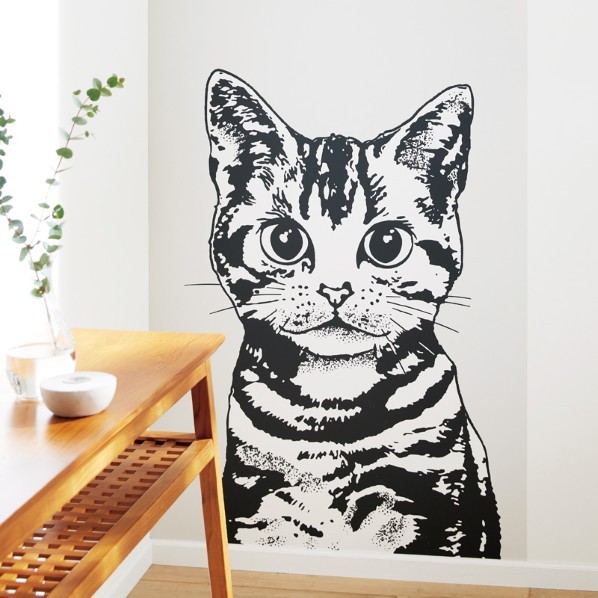 トキワ工業 壁紙 PINEBULL 友安製作所 Chat tigr? H2,500mm×W920mm×2.6m グレー TDE50729 1巻