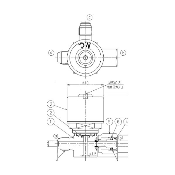 フジキン SUS鋼製自動小銃3方ダイレクトダイヤフラムバルブ＿1MPa＿FPR-NDTB FPR-NDTB-71-6.35 1点 パイプ用継手-配管資材