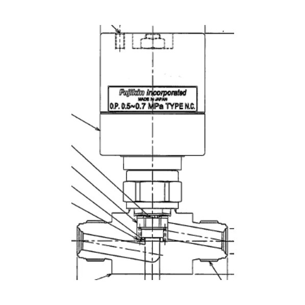 ※法人専用品※フジキン SUS鋼製自動メタルダイヤフラムバルブ＿20．5MPa＿FPR-PDF-721 FPR-PDF-721-12.7-316LP#A 1点｜DIY FACTORY ONLINE SHOP