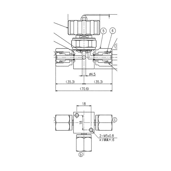 ※法人専用品※フジキン SUS鋼製3方ダイレクトダイヤフラムバルブ＿1MPa＿FUNDTL-71G FUNDTL-71G-6.35-2 1点｜DIY FACTORY ONLINE SHOP 53,940円