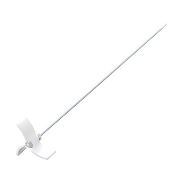 フロンケミカル PTFE3枚羽根スクリュー型撹拌棒 450mm NR2680-001 1個