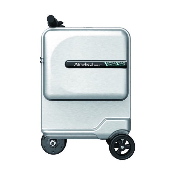 グリーンクロス Airwheel ROBOT 電動かっこ良い旅行バッグ SE3MiniT真似形 しろがね色 26L しろがね色 6300056275 1台