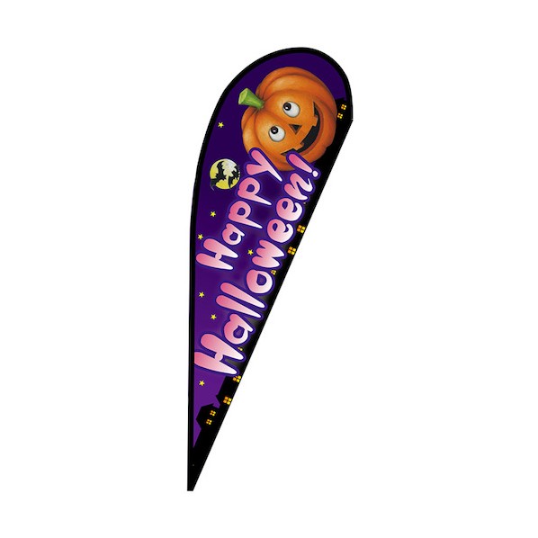 のぼり P旗幟大 Happy Halloween! No.67733 W1250×H3300 6300048968 1枚