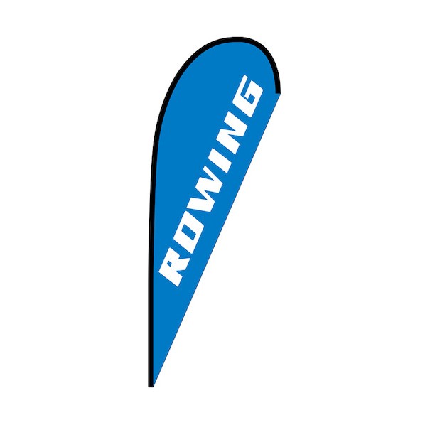 のぼり P旗幟大 ROWING No.29742 W1250×H3300 6300048880 1枚