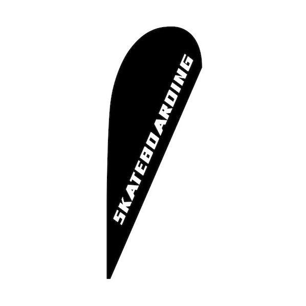 のぼり P旗幟大 SKATEBOARDING No.29746 W1250×H3300 6300048883 1枚
