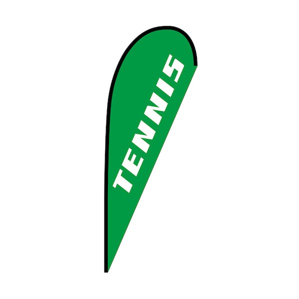 のぼり P旗幟大 TENNIS No.29751 W1250×H3300 6300048860 1枚