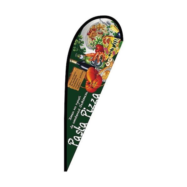 のぼり Pバナー中 Pasta Pizza No.64350 W1000×H2800 6300048789 1枚|DIY FACTORY ONLINE SHOP