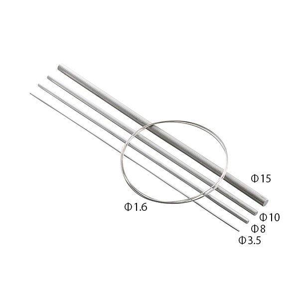 アズワン 純マグネシウム丸棒 押出材 Φ15&times;500 3-7978-05 1本｜DIY FACTORY ONLINE SHOP