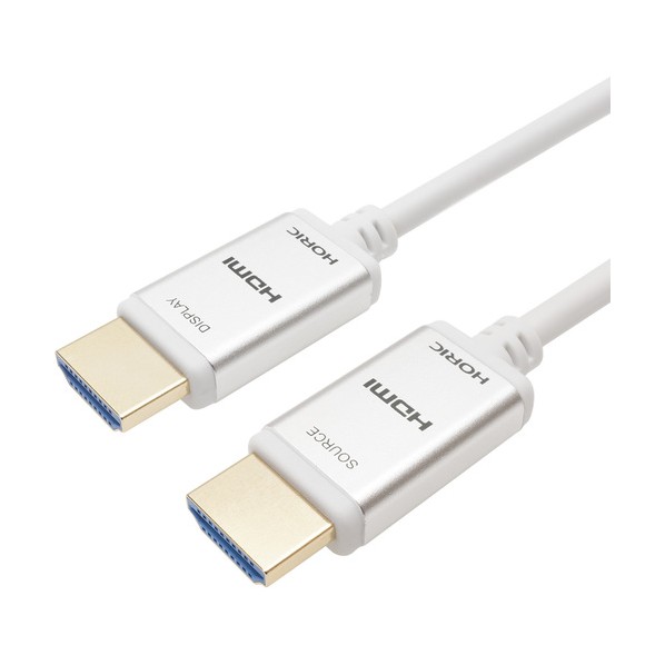 グラスファイバー HDMI有線テレビ 20m 標準尺度手合い しろがね色 HH200-771SW 1点