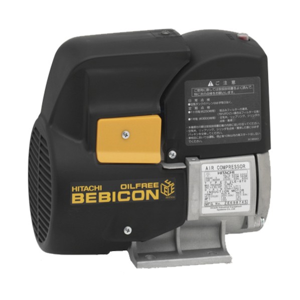 日立産機 スーパオイルフリベビコン(本体)単相100V 0.2LE-8SBO 1台