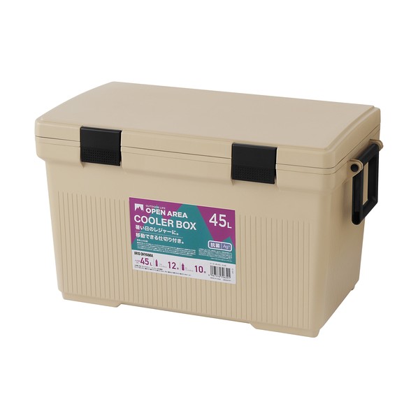 アイリスオーヤマ 202876 クーラーボックス 45L ベージュ CL-45 1点