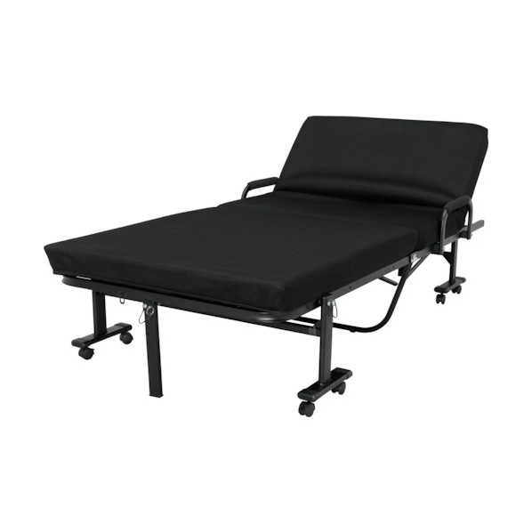 ※法人専用品※ 105642 折りたたみベッド 高床タイプ ブラック OTBSS-KRH 1点｜DIY FACTORY ONLINE SHOP