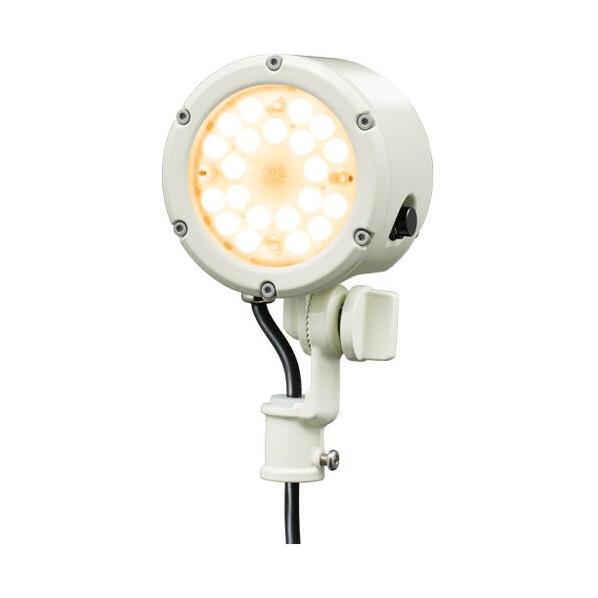 小型LED投光器 （14W/中角/電球色/白） オフホワイト E30014M/LSAN9/W 17,490円