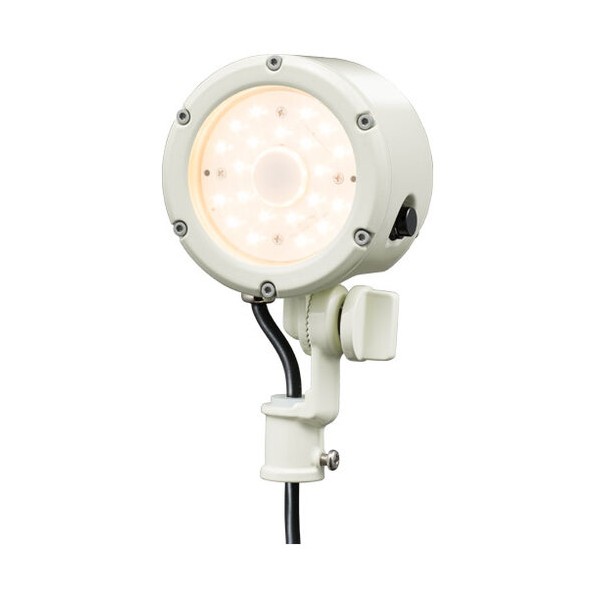 小型LED投光器 （14W/広角/電球色/白） オフホワイト E30014W/LSAN9/W